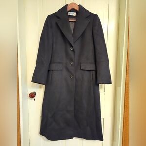 VINTAGE 100% wool trenchcoat